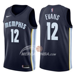 Maglie NBA Memphis Grizzlies Tyreke Evans Icon 2017-18 Blu