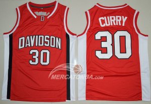 Maglie NBA NCAA Stephen Curry Rosso