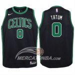 Maglia NBA Bambino Boston Celtics Jayson Tatum 2017-18 Nero