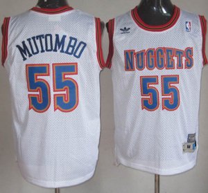 Maglie NBA Mutombo,Denver Nuggets Bianco