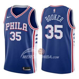 Maglie NBA Philadelphia 76ers Trevor Booker Icon 2017-18 Blu