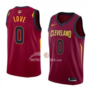 Maglie NBA Cavaliers Kevin Love Finals Bound Icon 2017-18 Rosso