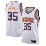 Maglia Phoenix Suns Kevin Durant NO 35 Association Bianco