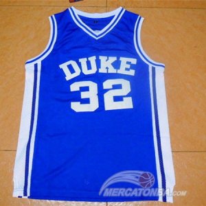 Maglie NBA NCAA Duke Laettner Blu