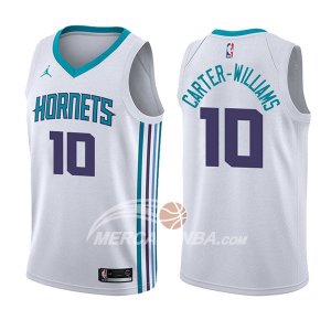 Maglie NBA Charlotte Hornets Michael Carter Williams Association 2017-18 Bianco