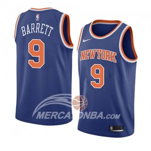 Maglie New York Knicks R.j. Barrett Icon 2019-20 Blu