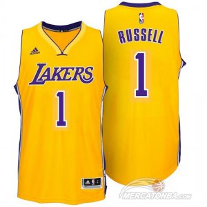 Maglie NBA Russell,Los Angeles Lakers Giallo