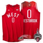 Maglia NBA Westbrook,All Star 2016 Rosso