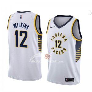 Maglia Indiana Pacers Damien Wilkins Association 2018 Bianco