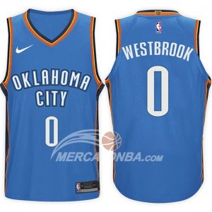 Maglie NBA Russell Westbrook Oklahoma City Thunder 2017-18 Blu