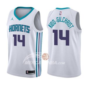 Maglie NBA Charlotte Hornets Michael Kidd Gilchrist Association 2017-18 Bianco