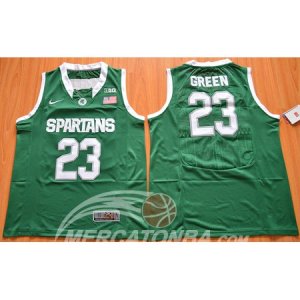 Maglie NBA NCAA Draymond Green Verde