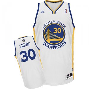 Maglie NBA Rivoluzione 30 Curry,Golden State Warriors Bianco
