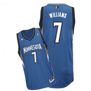 Maglie NBA Rivoluzione 30 Williams,Minnesota Timberwolves Blu