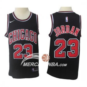 Maglie NBA Bulls Michael Jordan Nike Nero