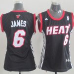 Maglia NBA Donna James,Miami Heats Nero