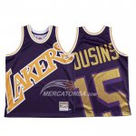 Maglia Los Angeles Lakers Demarcus Cousins Mitchell & Ness Big Face Viola