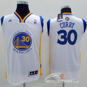 Maglie NBA Bambini Curry,Golden State Warriors Bianco