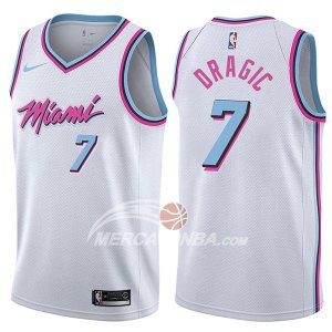 Maglie NBA Miami Heat Goran Dragic Ciudad Bianco