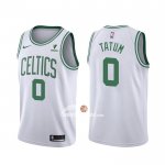 Maglia Boston Celtics Jayson Tatum Association 2021-22 Bianco