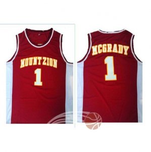 Maglie NBA NCAA scuola Secondario Mcgrady Rosso