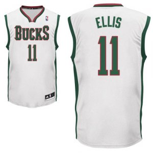 Maglie NBA Rivoluzione 30 Ellis,Milwaukee Bucks Bianco