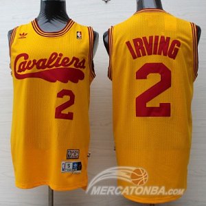 Maglie NBA Irving Cavs,Cleveland Cavaliers Giallo