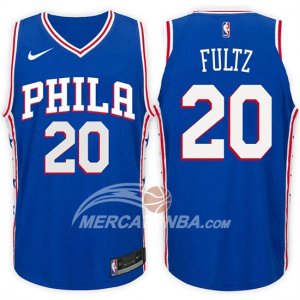 Maglie NBA Markelle Fultz Philadelphia 76ers 2017-18 Blu