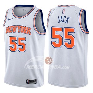 Maglie NBA New York Knicks Jarrett Jack Statehombret 2017-18 Bianco