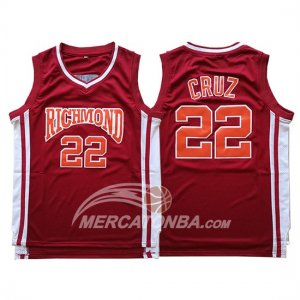 Maglie NBA NCAA Richmond Cruz Rojo