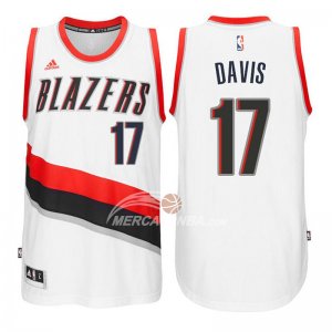 Maglie NBA Davis Portland Trail Blazers Blanco