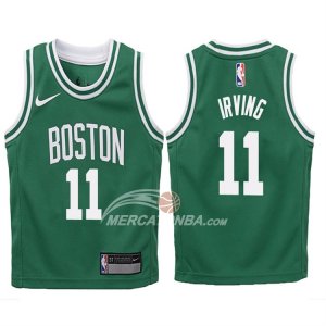 Maglie NBA Autentico Bambino Celtics Irving 2017-18 Verde