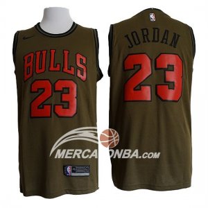 Maglie NBA Bulls Michael Jordan Nike Verde