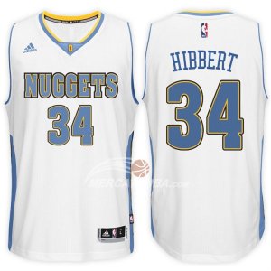 Maglie NBA Hibbert Denver Nuggets Blanco