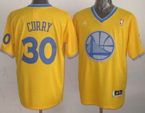 Maglie NBA Natale 2013 Curry Giallo