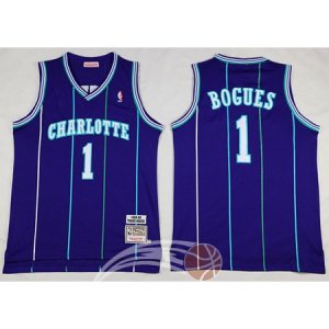 Maglie NBA Bogues,New Orleans Hornets Porpora