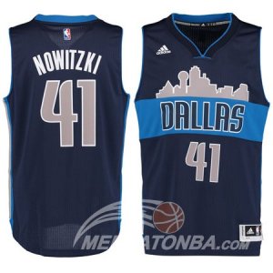 Maglie NBA Nowitzki,Dallas Mavericks Blu