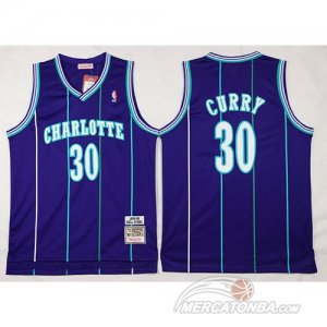 Maglie NBA Charlotte Curry,New Orleans Hornets Porpora