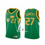 Maglia Utah Jazz Rudy Gobert Earned 2020-21 Verde