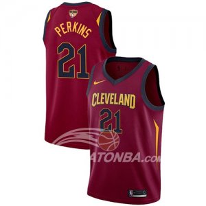 Maglie NBA Cavaliers Kendrick Perkins Finals Bound Icon 2017-18 Rosso