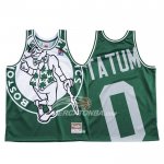 Maglia Boston Celtics Jayson Tatum Mitchell & Ness Big Face Verde