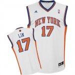 Maglia NBA Rivoluzione 30 Jeremy Lin,New York Knicks Bianco