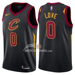Maglie NBA Kevin Love Cleveland Cavaliers Statement 2017-18 Nero