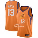 Maglia Phoenix Suns Steve Nash Statement 2021 Arancione