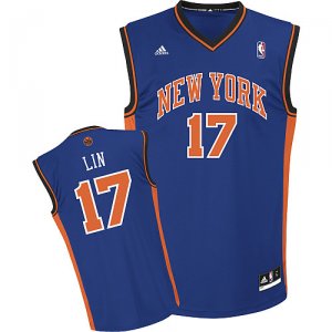 Maglie NBA Rivoluzione 30 Jeremy Lin,New York Knicks Blu