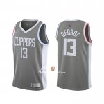 Maglia Los Angeles Clippers Paul George Earned 2020-21 Grigio
