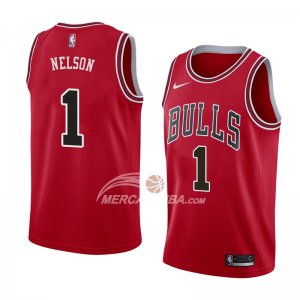 Maglie Chicago Bulls Jameer Nelson Icon 2018 Rosso