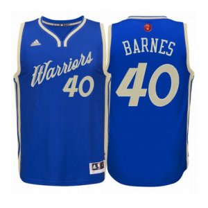Maglie NBA Barnes Christmas,Golden State Warriors Blauw