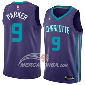 Maglie NBA Charlotte Hornets Tony Parker Statement 2018 Viola