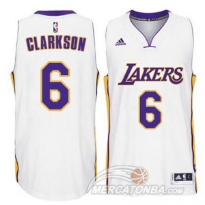 Maglie NBA Clarkson,Los Angeles Lakers Bianco